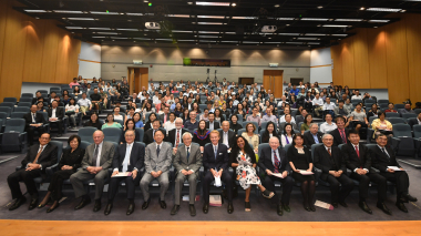 Group photo of LUI Che Woo Prize − Prize for World Civilisation 2017 Welfare Betterment Prize Laureate Public Lecture